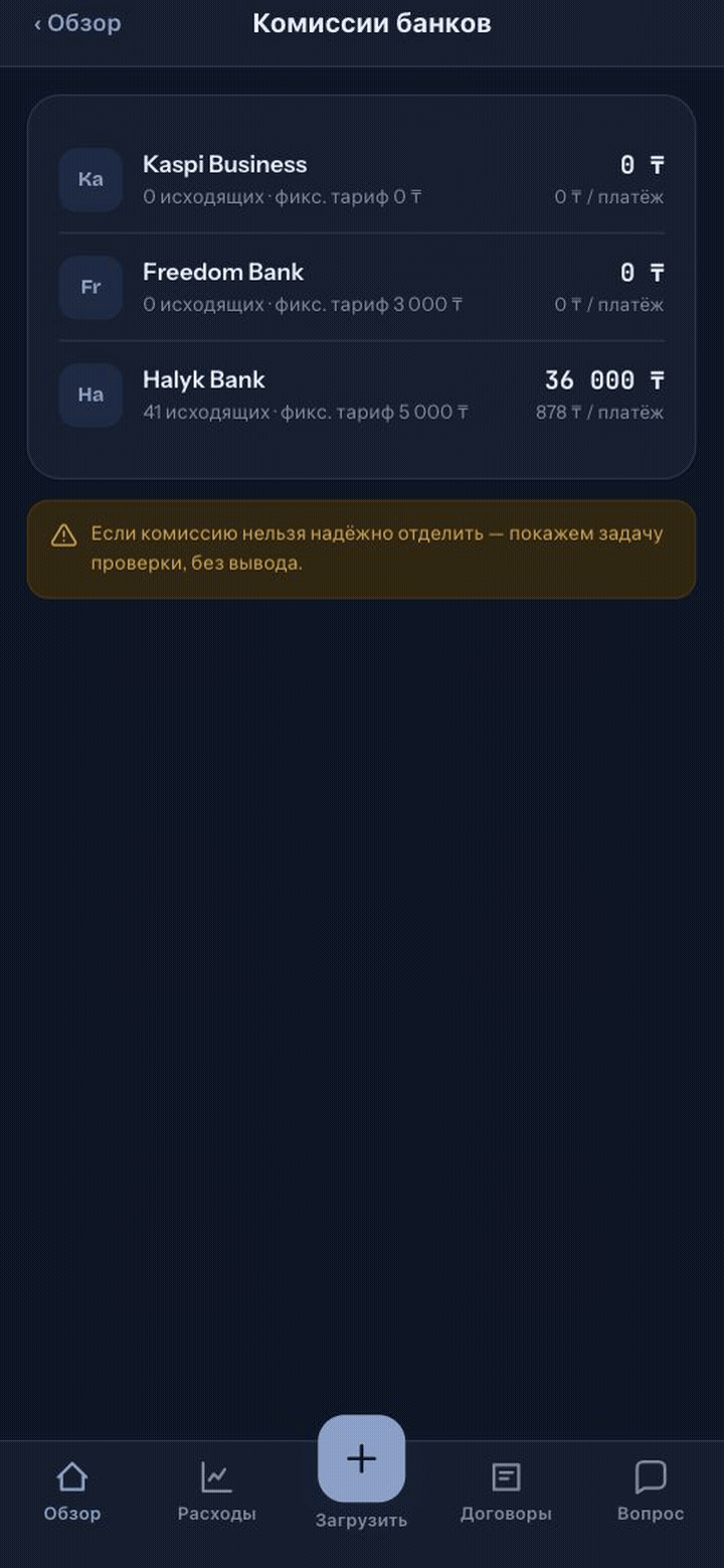 Список банков — плашка «Выгоднее на переводах» появляется здесь же, когда по 2+ банкам достаточно сопоставимых переводов для сравнения